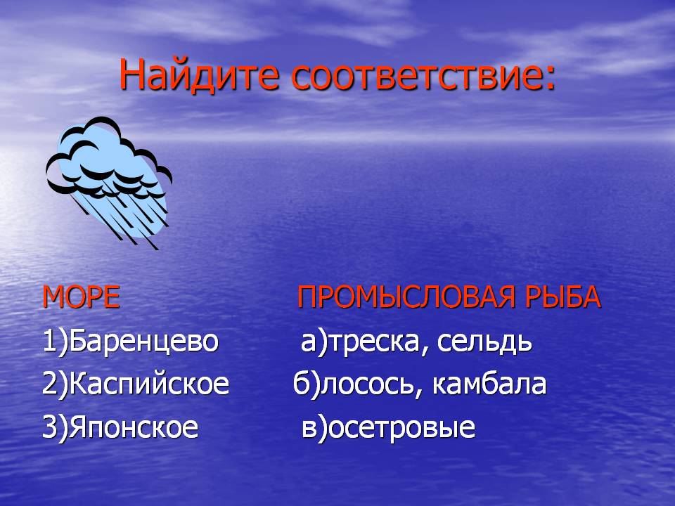 Найдите соответствие: