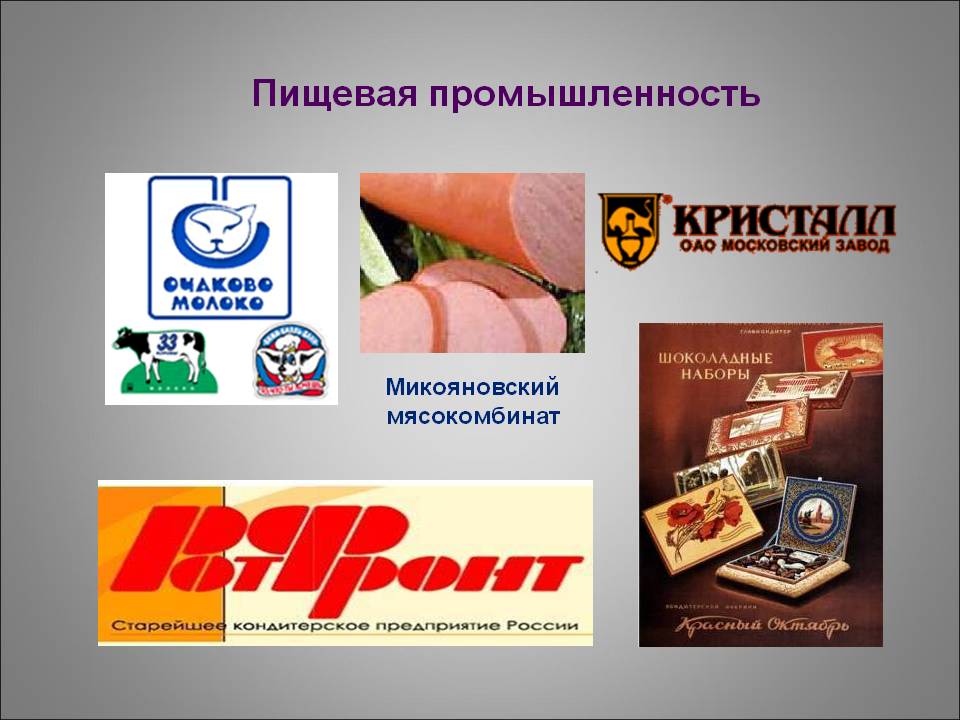 Пищевая промышленность