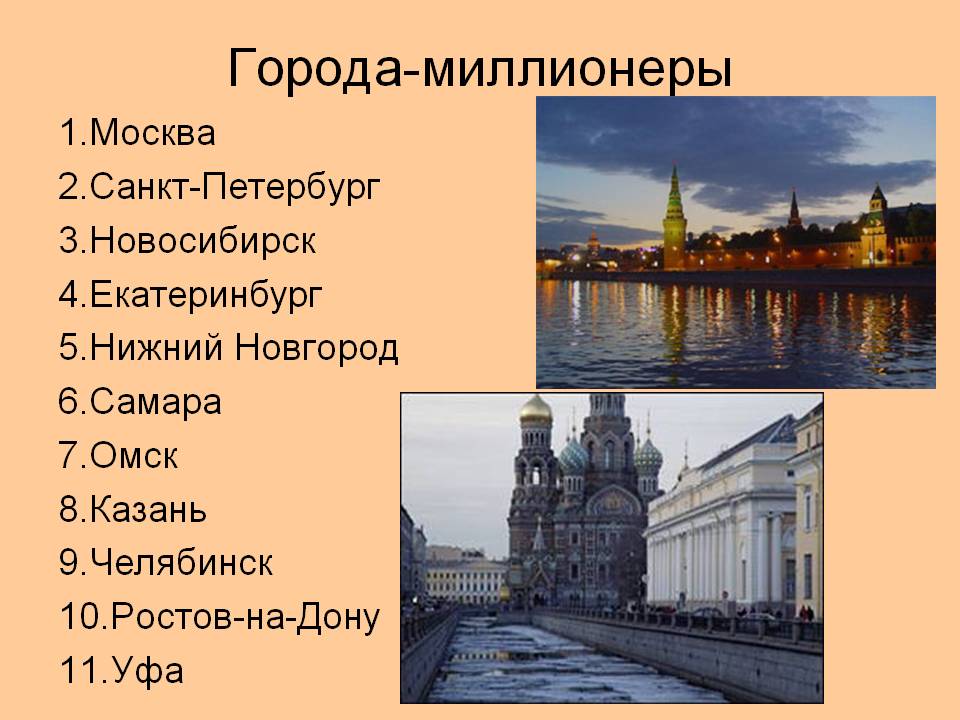 Города-миллионеры