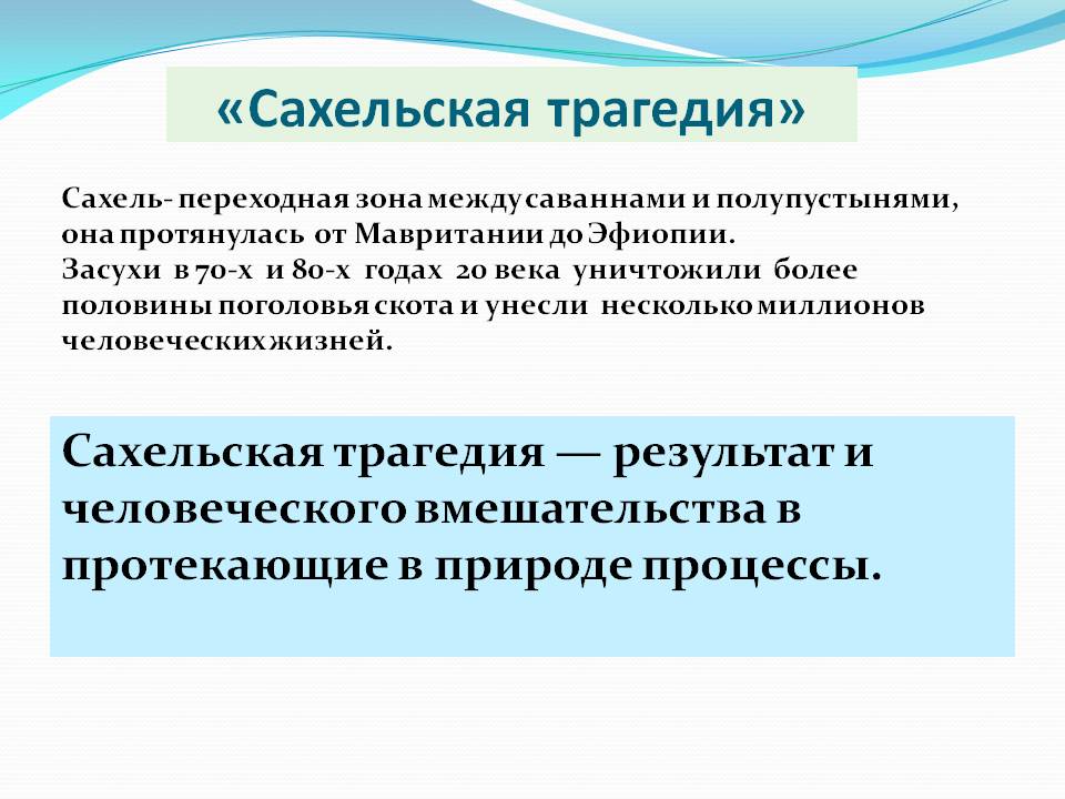 «Сахельская трагедия»