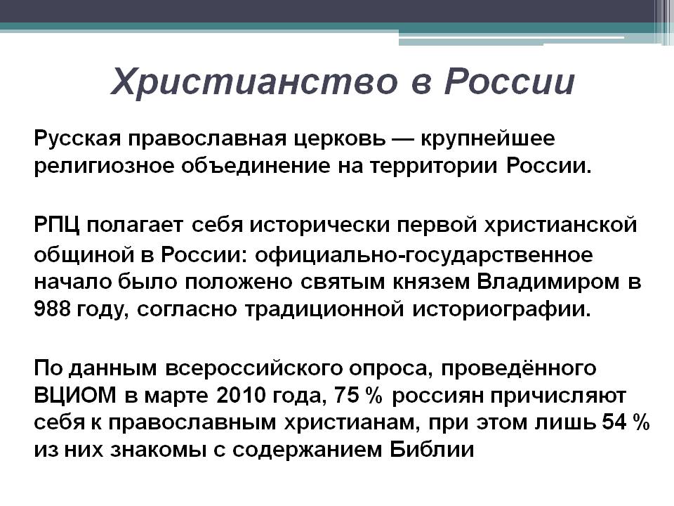 Христианство в России