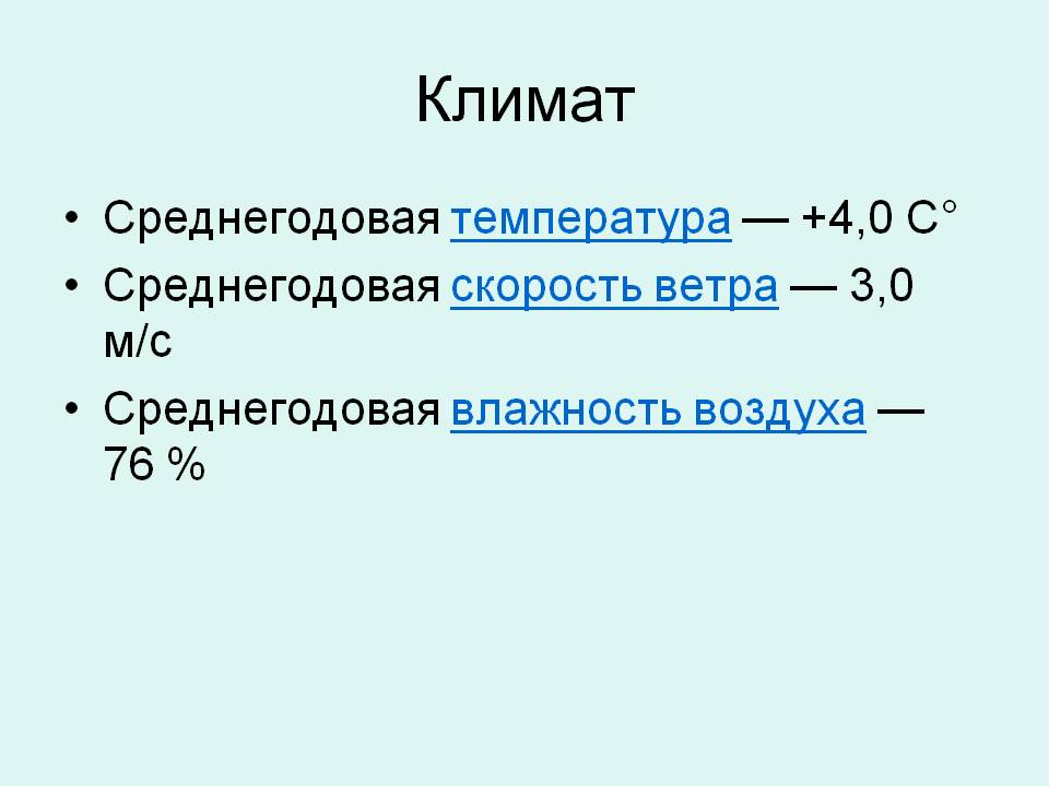 Климат