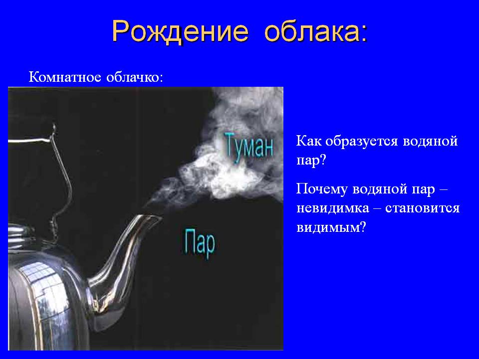 Рождение облака: