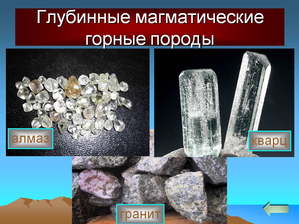 Глубинные магматические горные породы