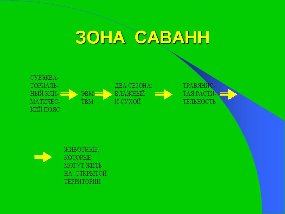 Зона саванн