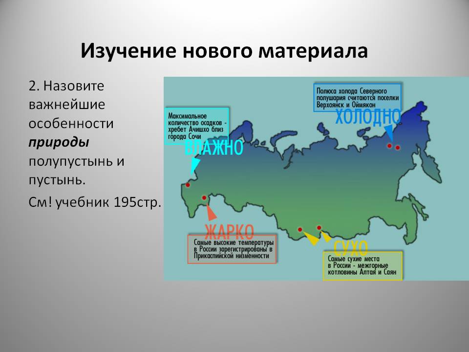 Изучение нового материала