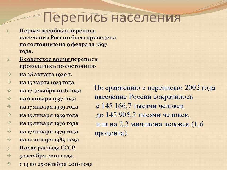 Перепись населения