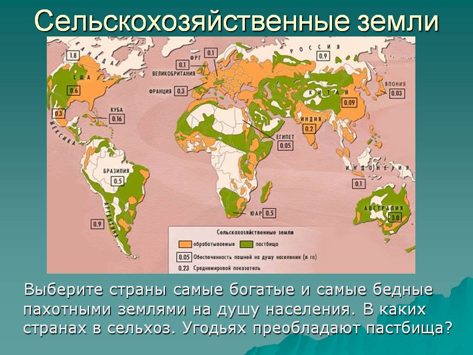 Сельскохозяйственные земли