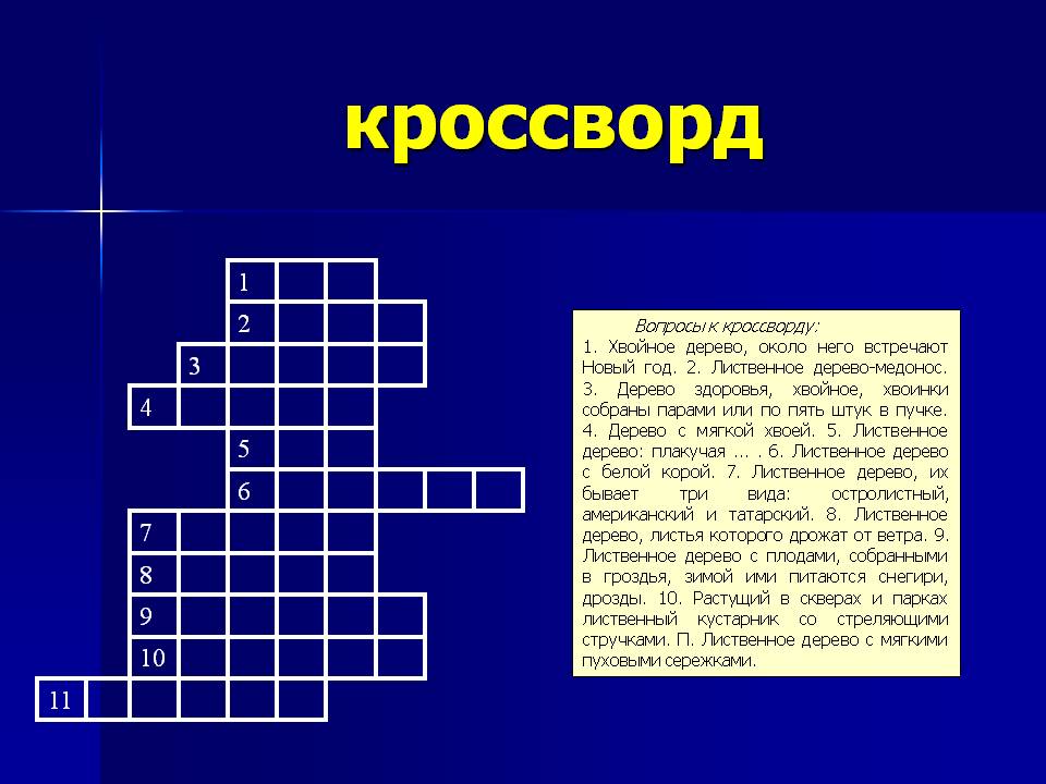 Кроссворд