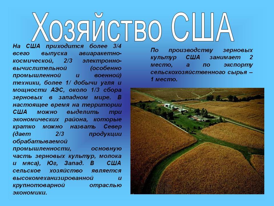 Хозяйство США