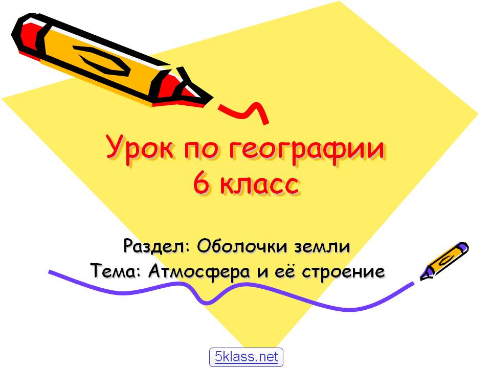 Атмосфера и её строение