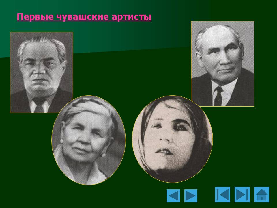 Первые чувашские артисты