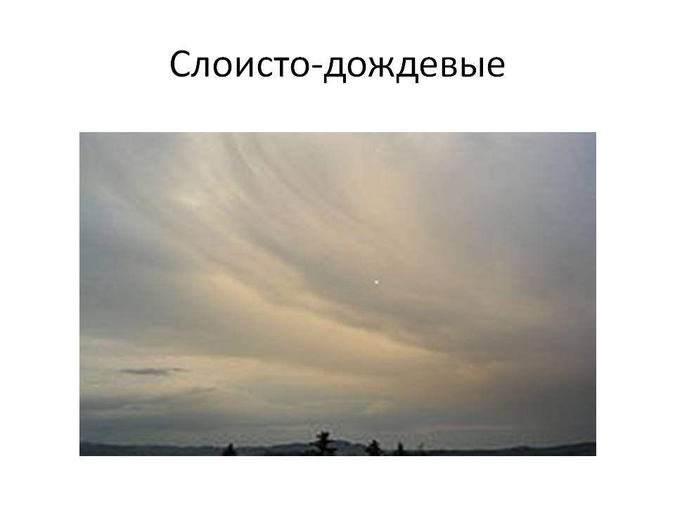 Слоисто-дождевые