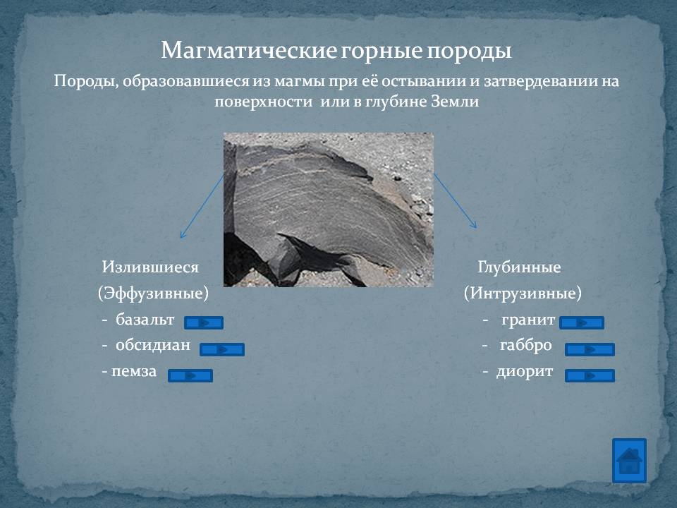 Магматические горные породы