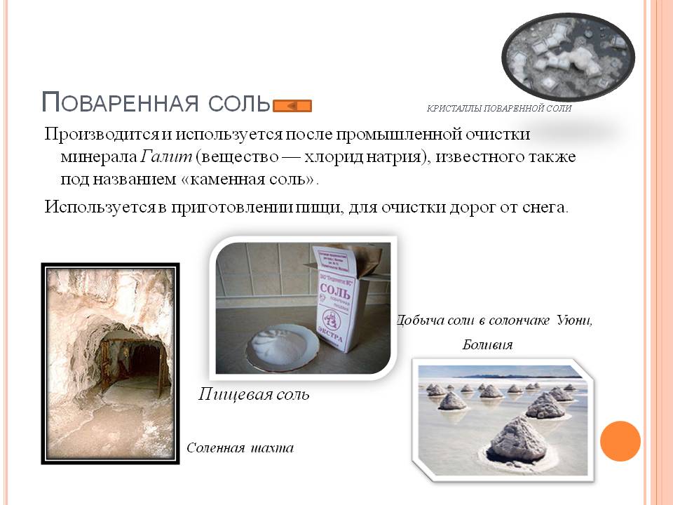 Поваренная соль