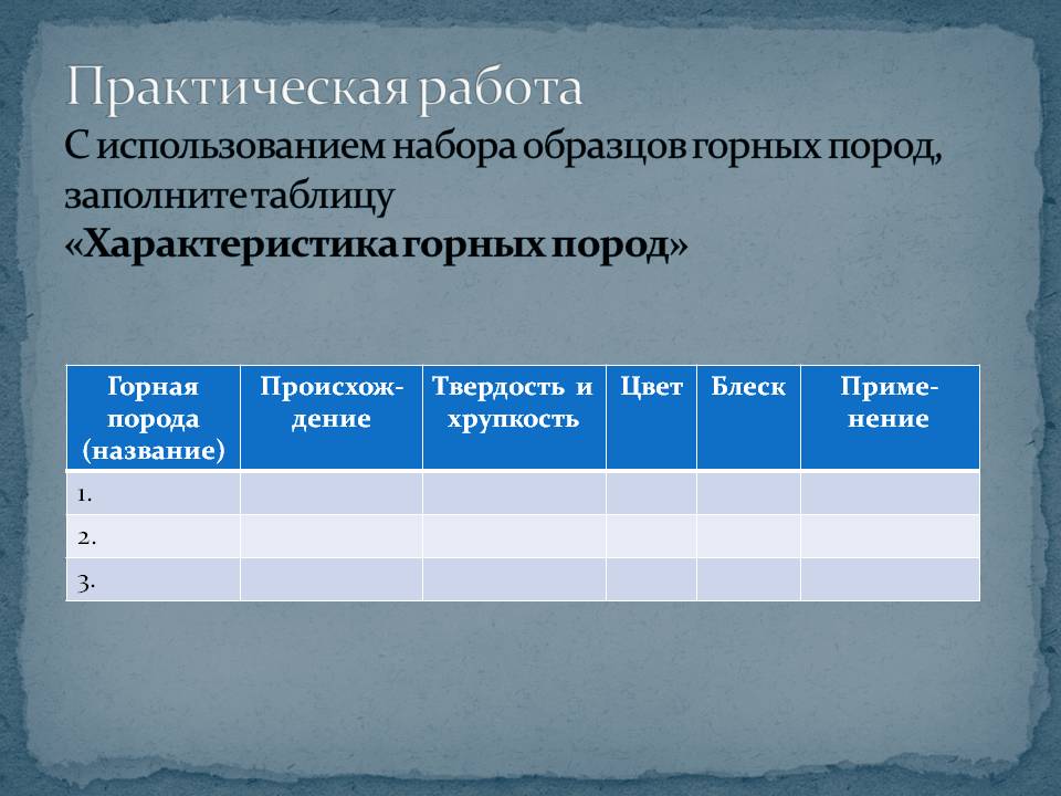 Практическая работа