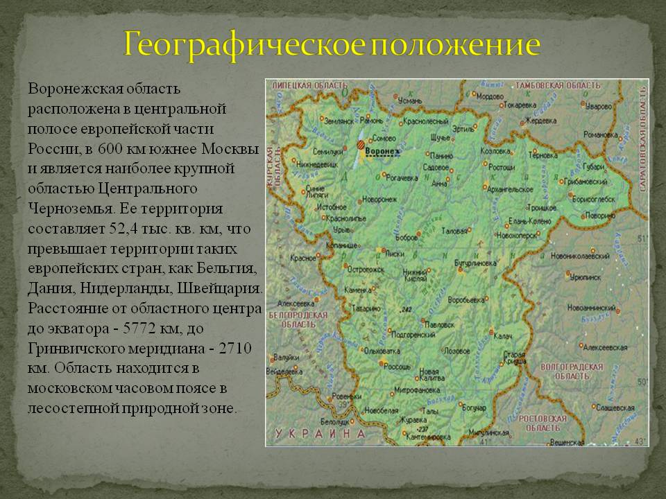 Географическое положение