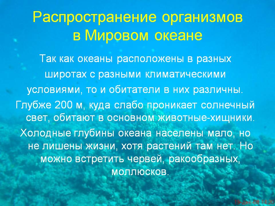 Обитатели