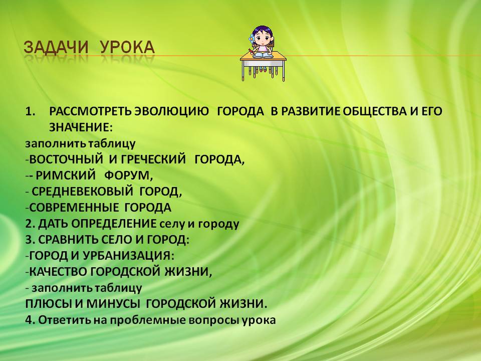 Рассмотреть эволюцию города