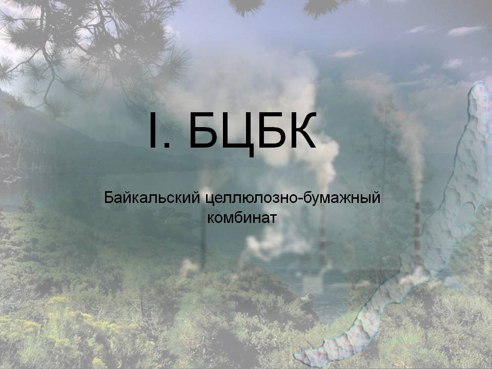 Байкальский целлюлознo-бумажный комбинат