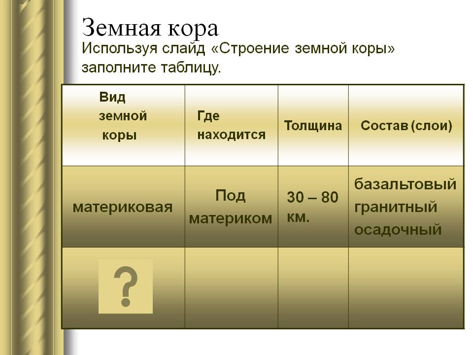 Земная кора