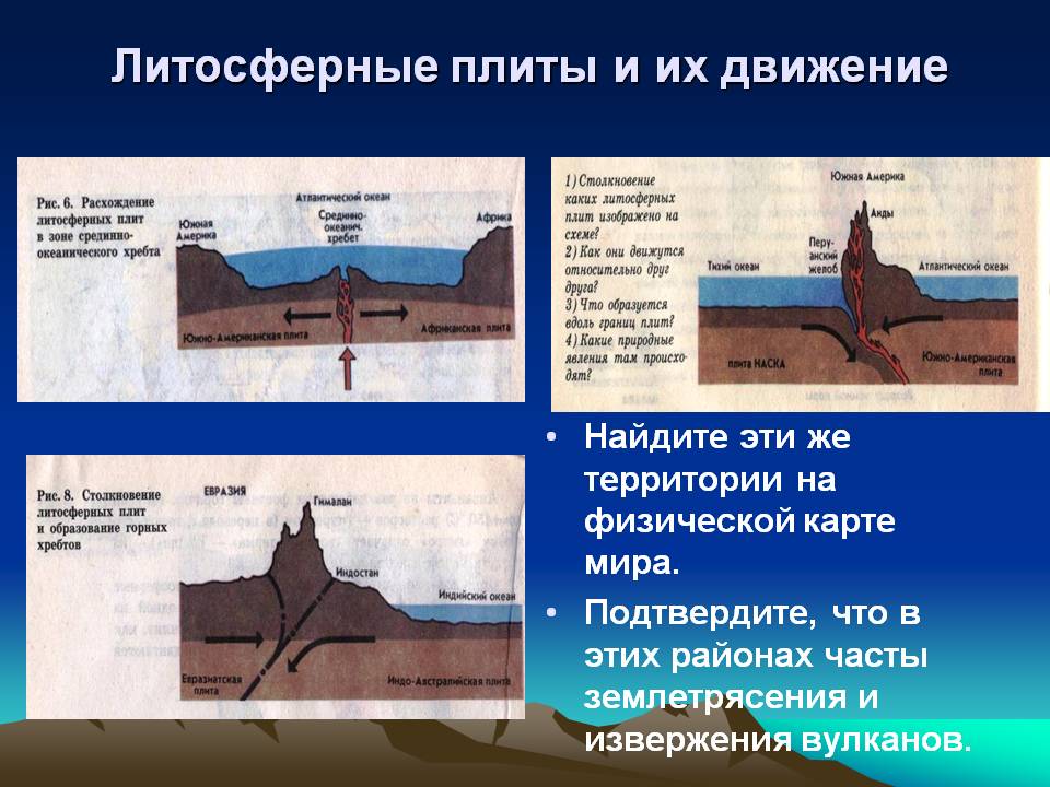 Литосферные плиты и их движение