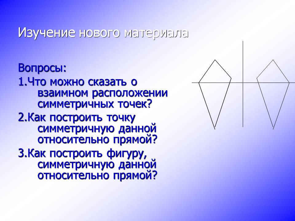 Изучение нового материала