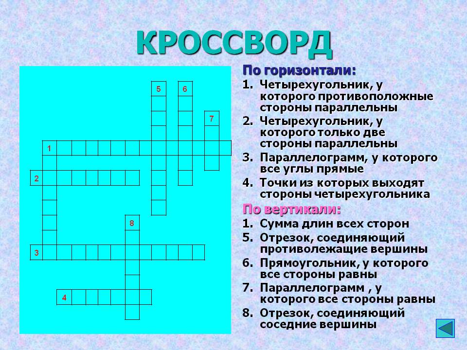 Кроссворд