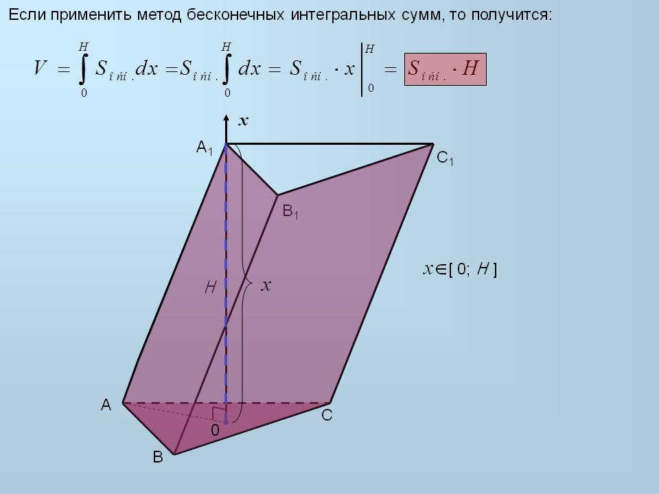 x?[ 0; H ]