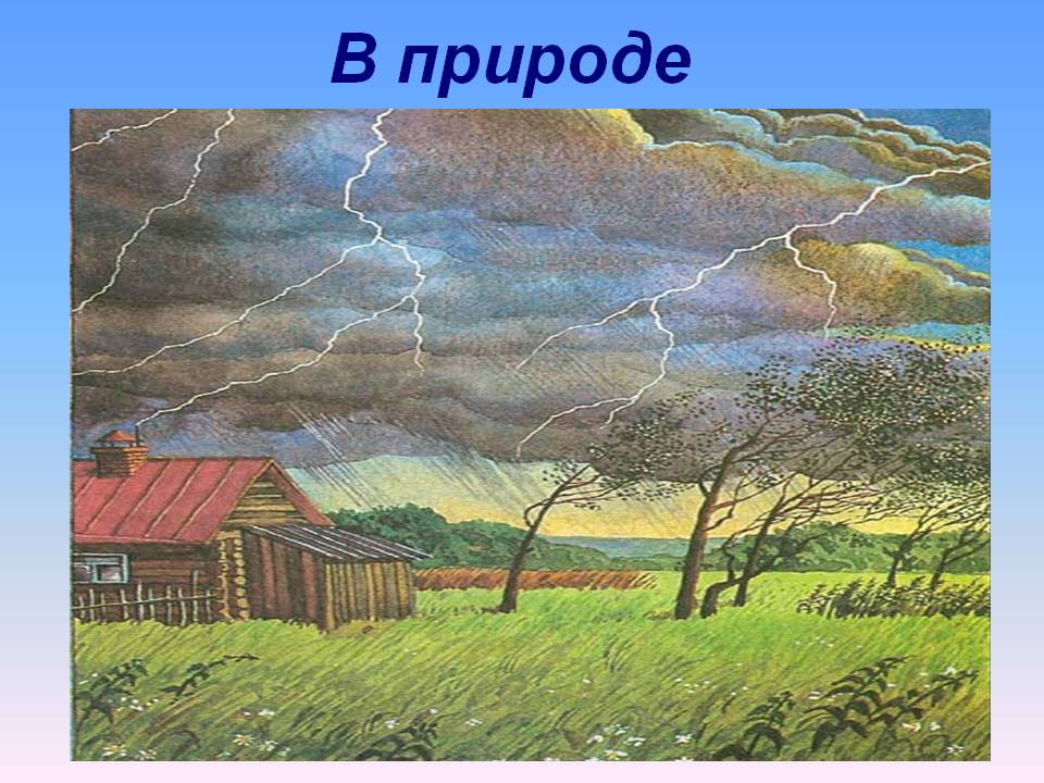 В природе