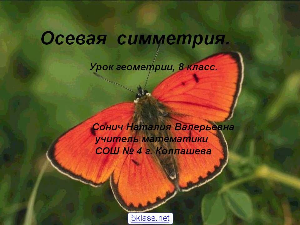 Осевая симметрия