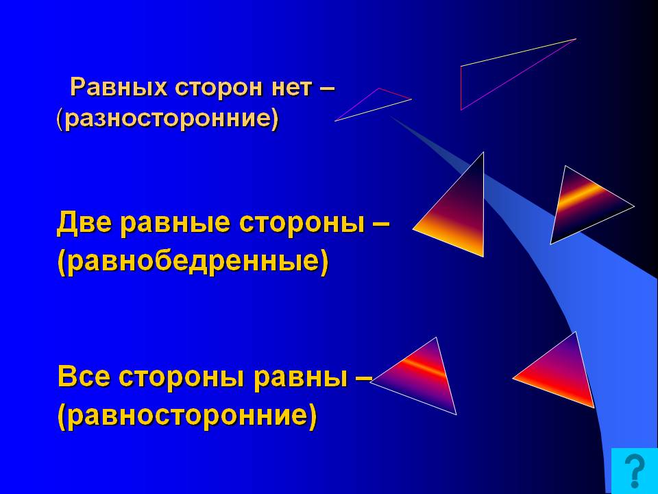 Равные стороны