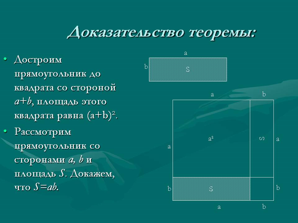 Доказательство теоремы: