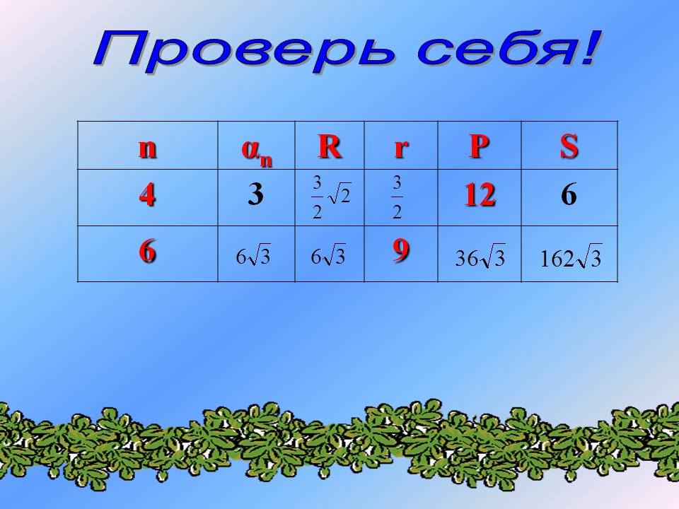 Проверь себя