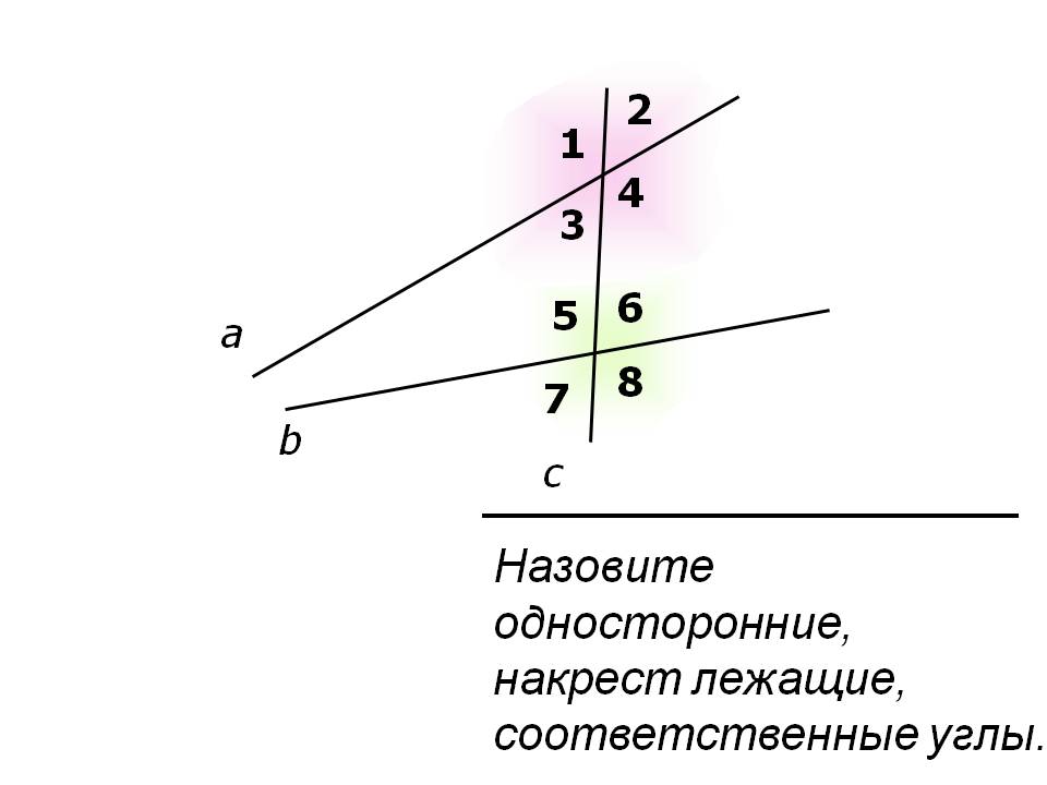 Соответственные углы
