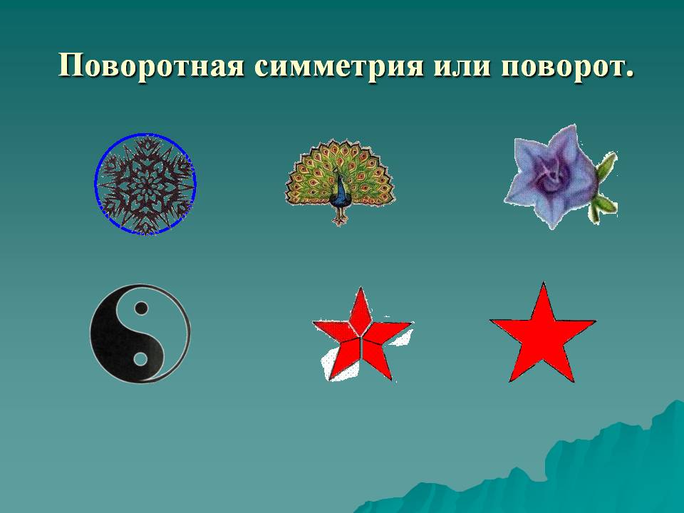 Поворотная симметрия или поворот
