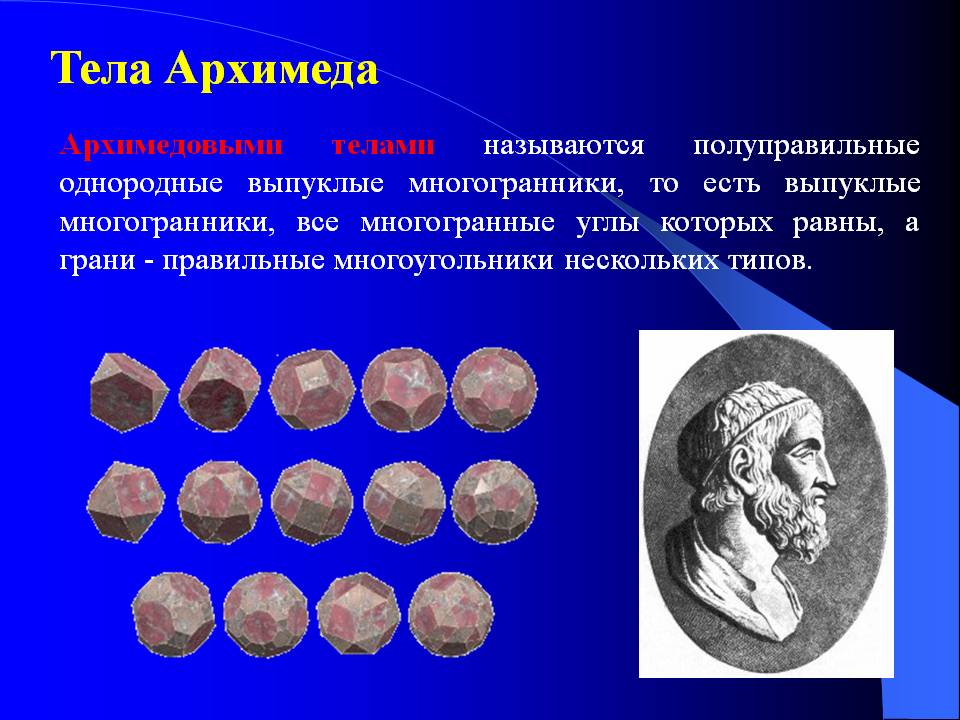 Тела Архимеда
