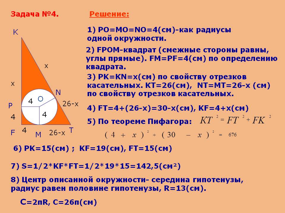 Центр описанной окружности