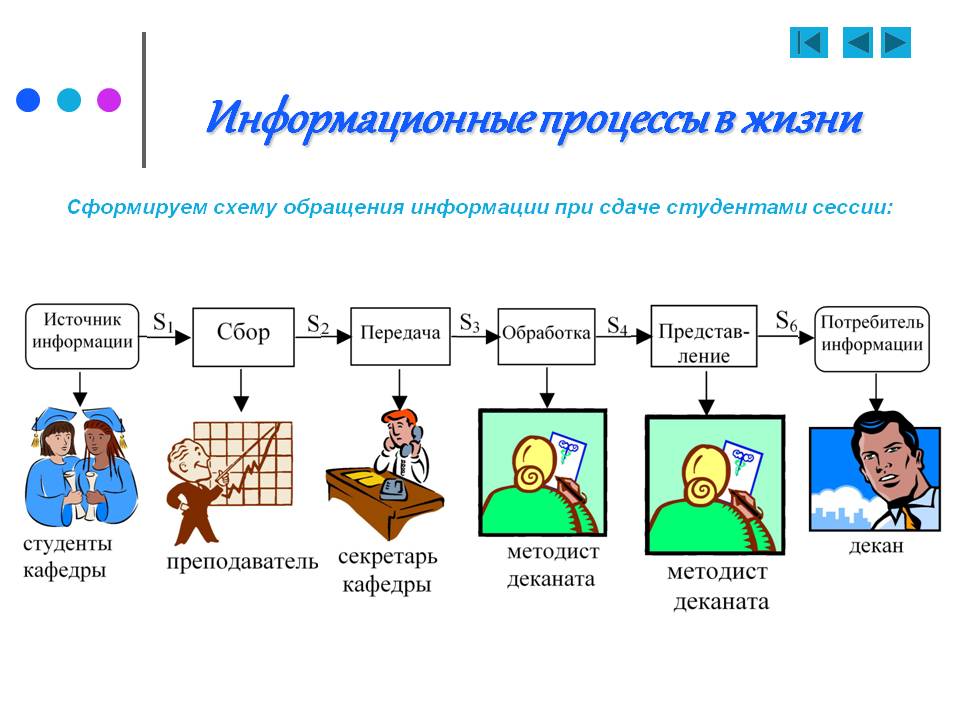 Информационные процессы в жизни