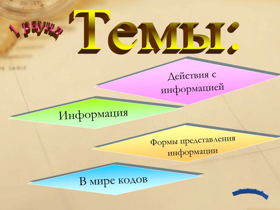 1 раунд
