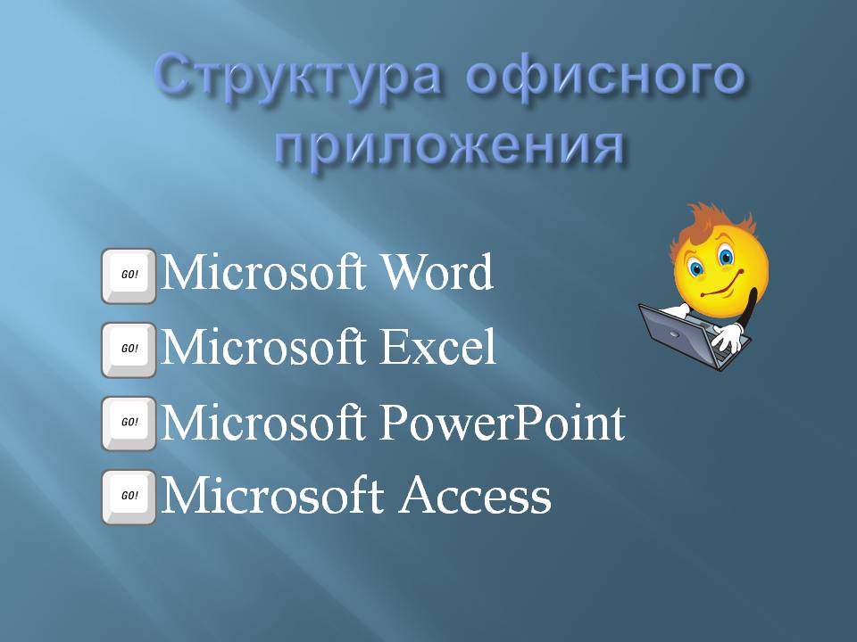 Структура офисного приложения