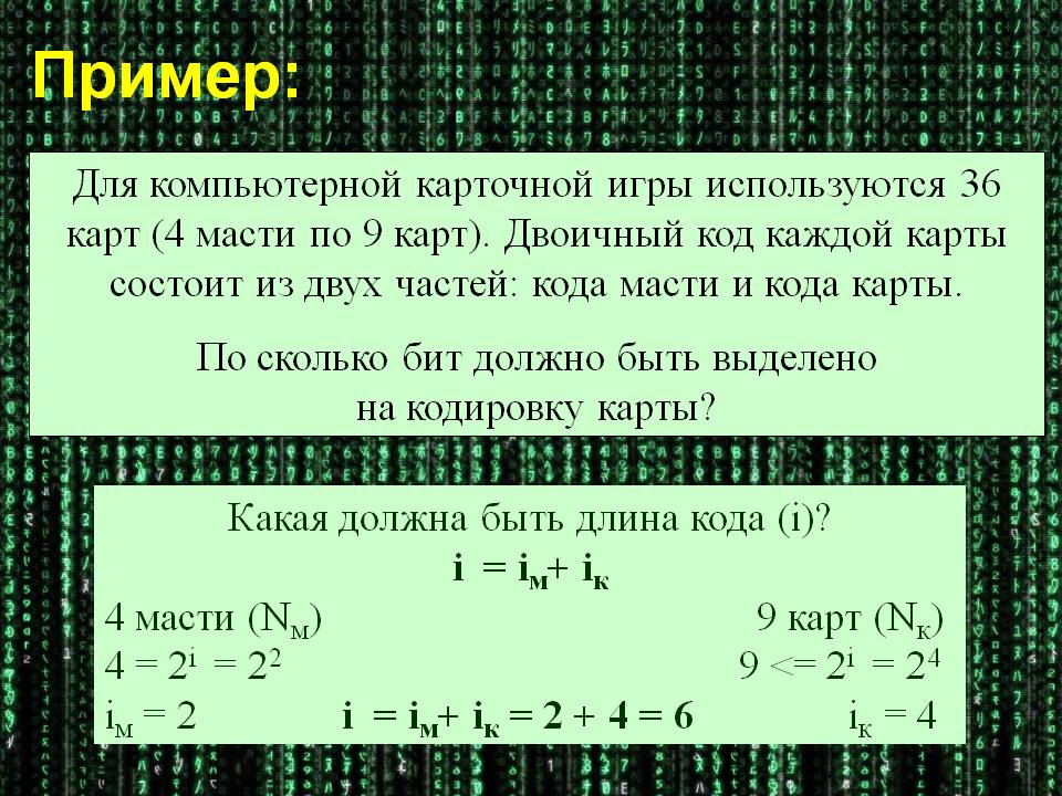 Длина кода 