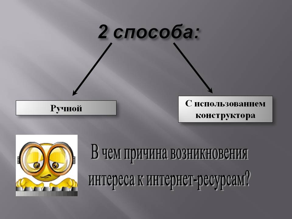 В чем причина возникновения интереса к интернет-ресурсам
