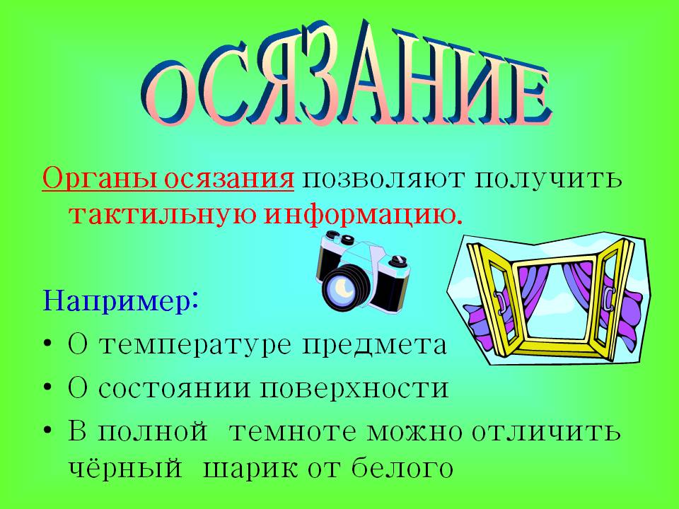 Осязание