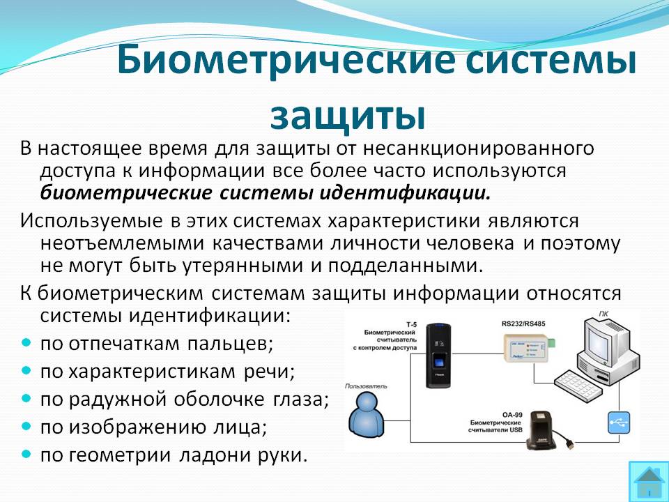 Биометрические системы защиты