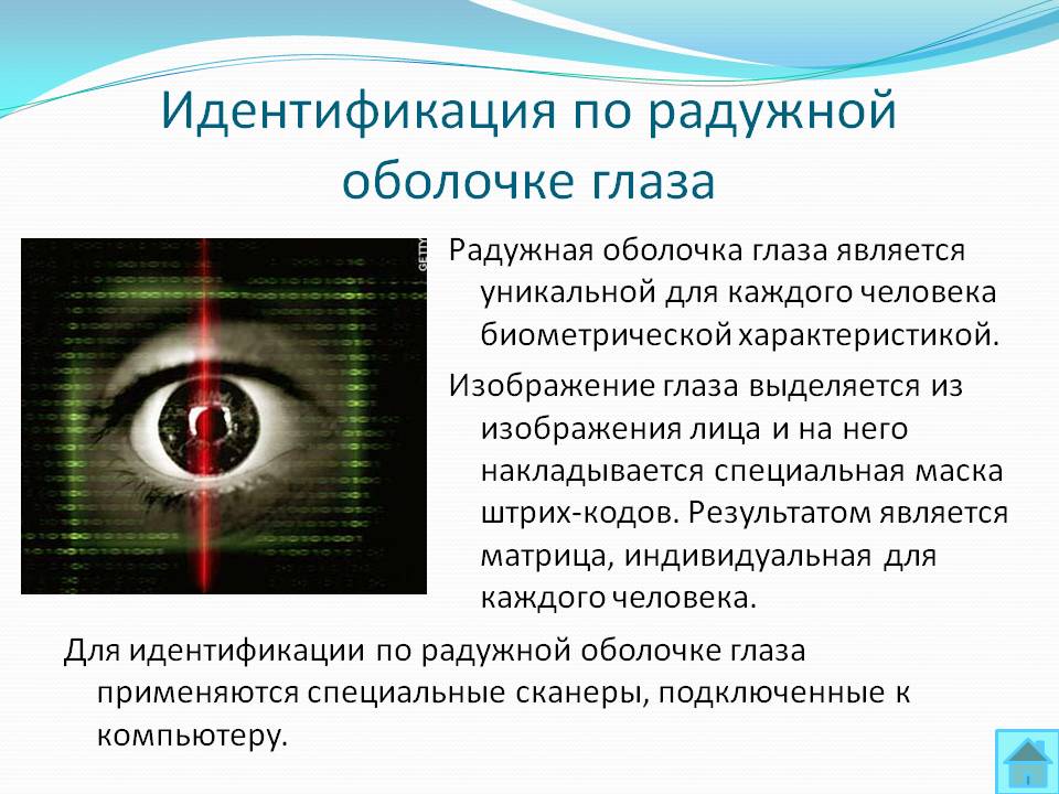 Идентификация по радужной оболочке глаза