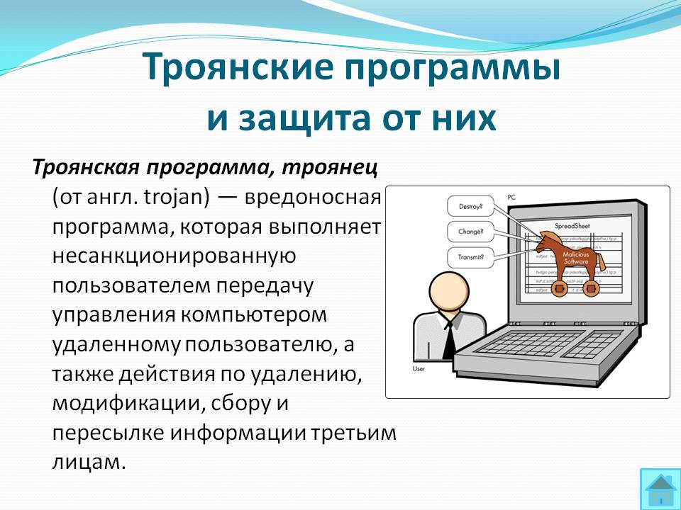 Троянские программы и защита от них