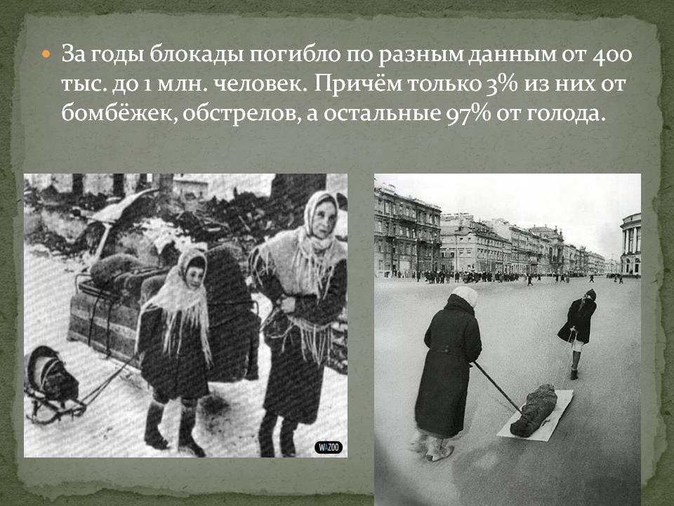 Годы блокады