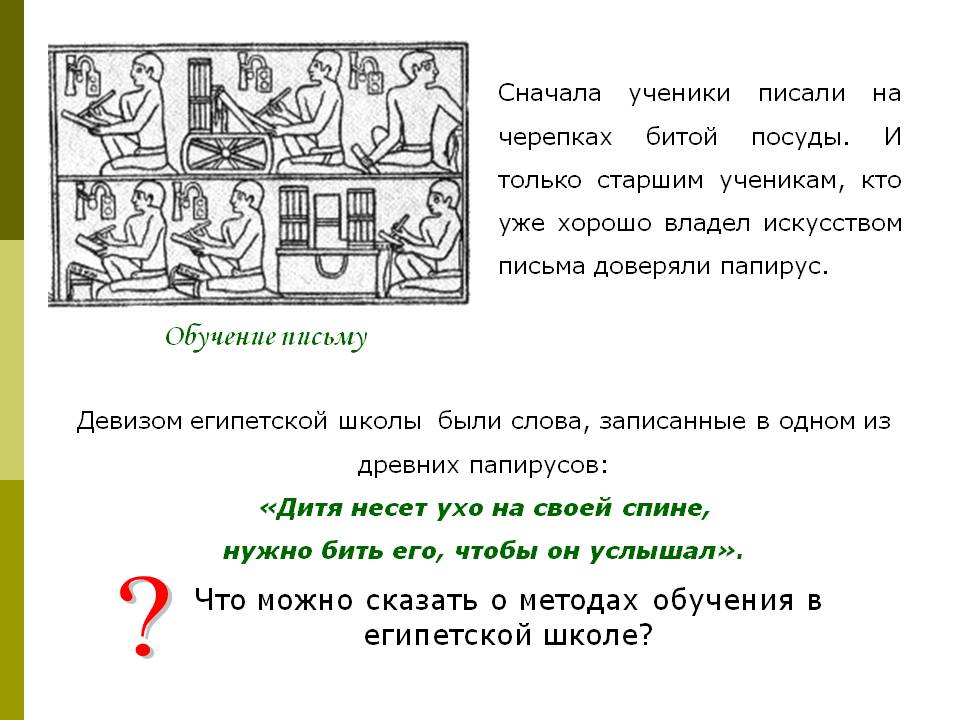 Обучение письму
