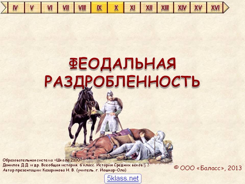 Феодальная раздробленность